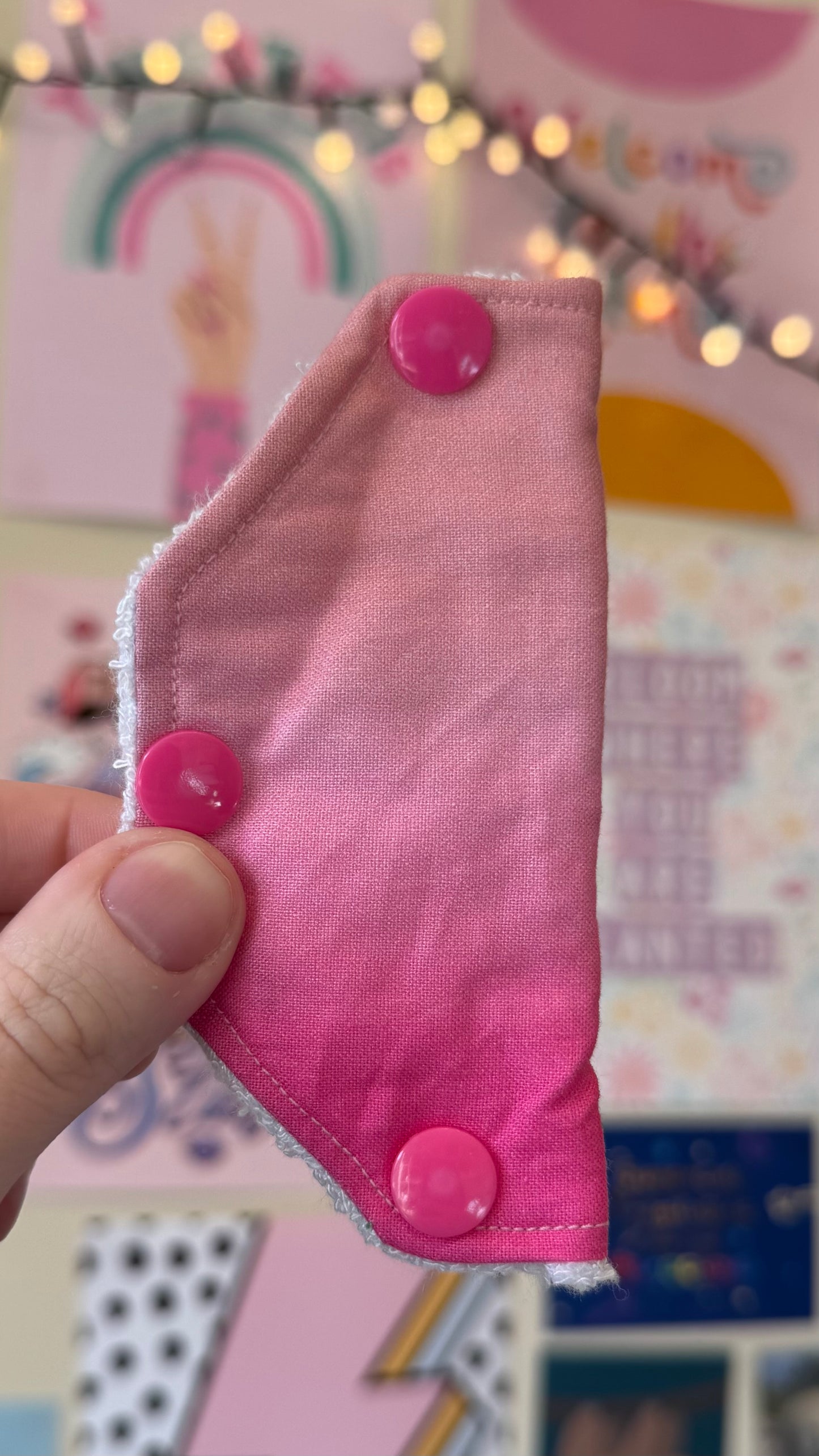 Pink ombré Port covers