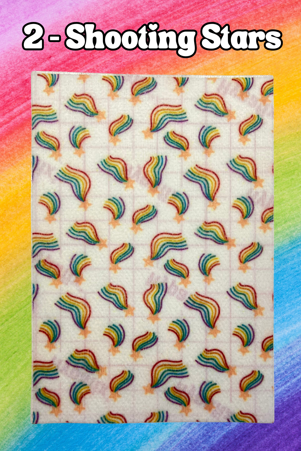 Rainbow shooting stars Tubie tape