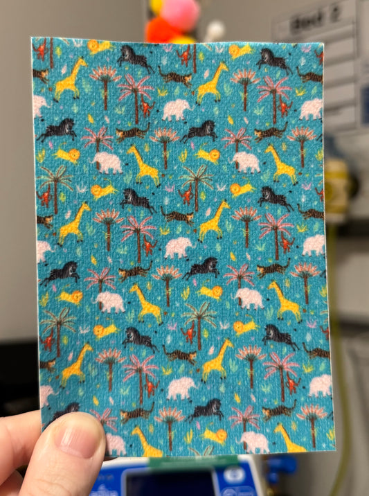 jungle animals tubie tape