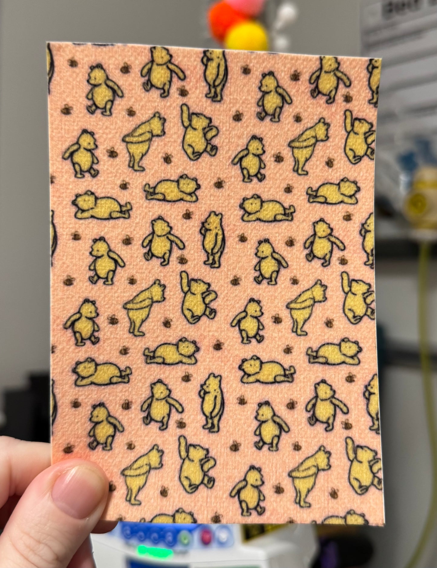 winnie on pink Winnie the Pooh Tubie tape