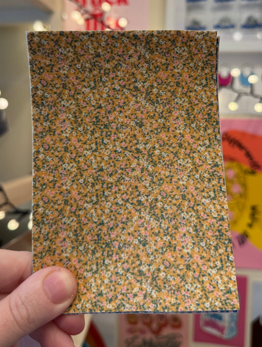 Yellow floral confetti Tubie tape