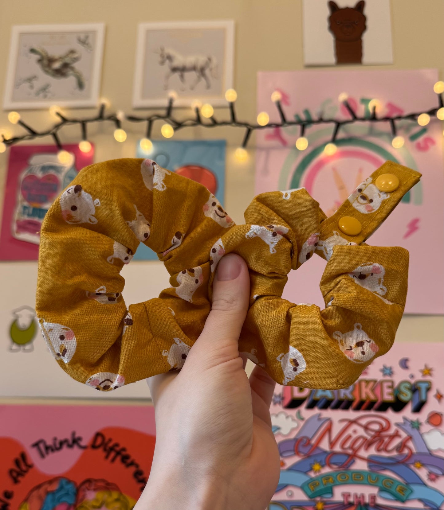 Winnie the Pooh Mini tubie scrunchies