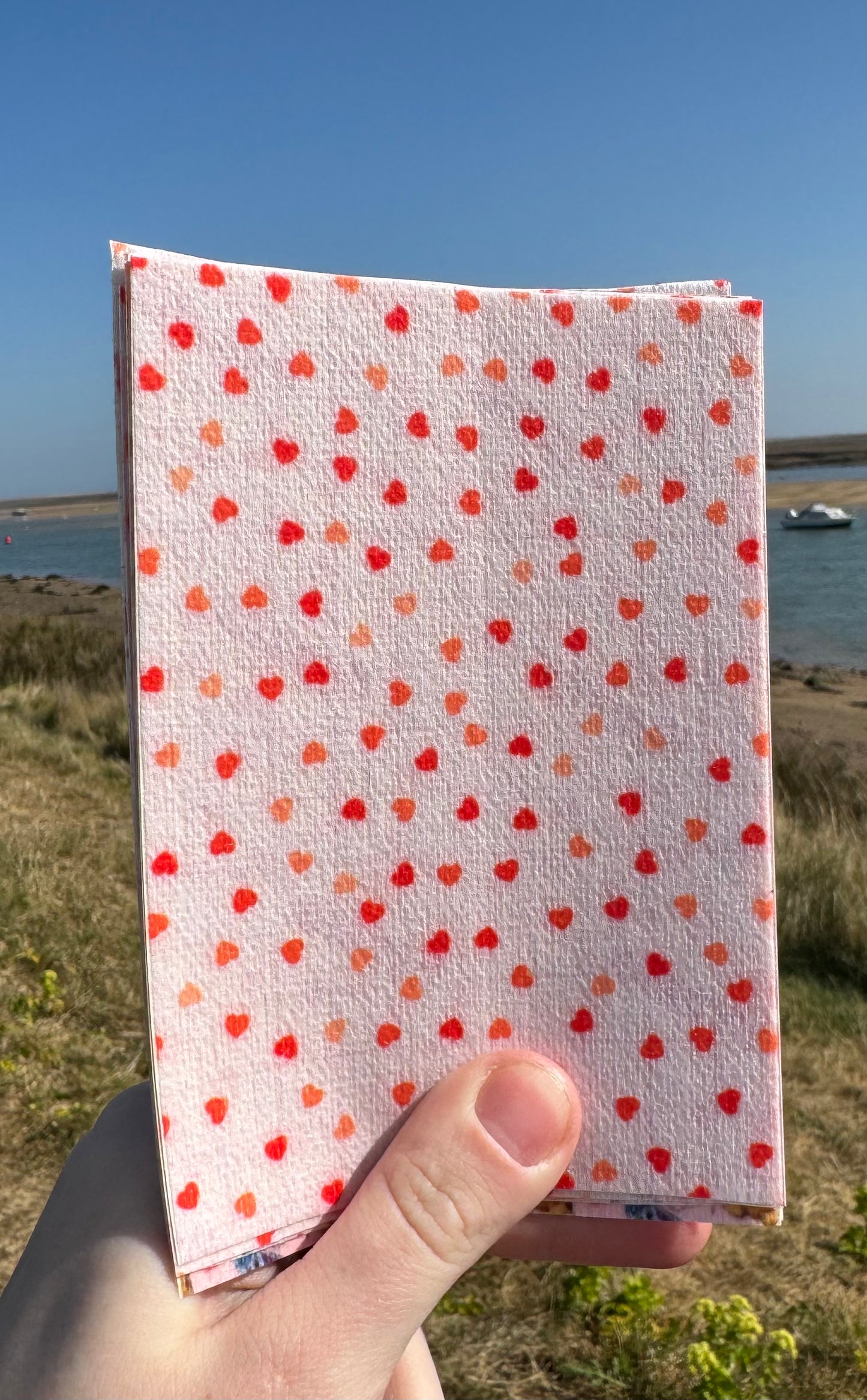 Mini cute love hearts tubie tape