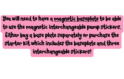 Winnie the Pooh nutricia infinity 3 magnetic pump sticker collection (NON-personalised)