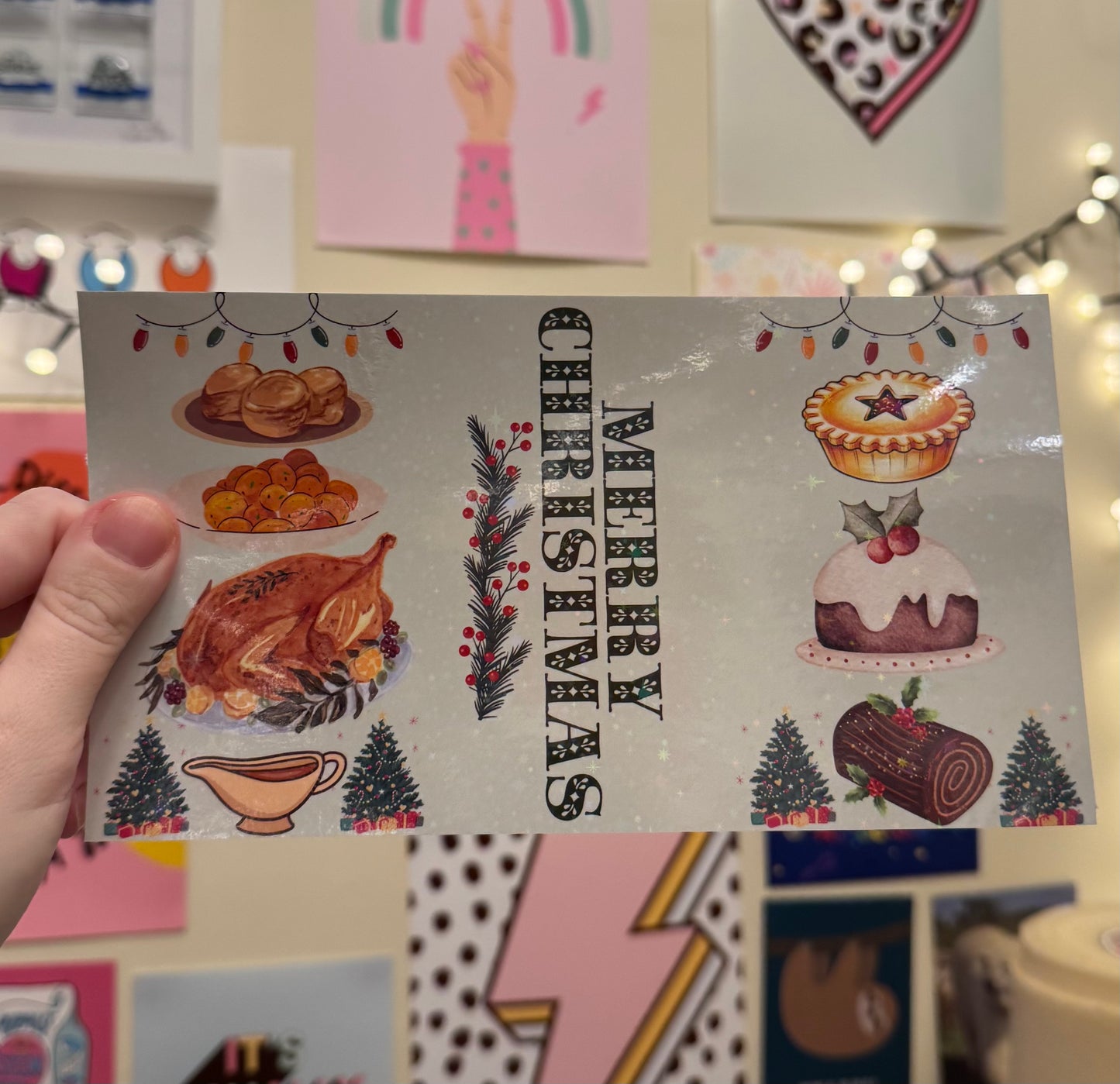 (ABBOTT 1L) Christmas dinner Tubie edition - Foodie al Tubie feed bottle stickers