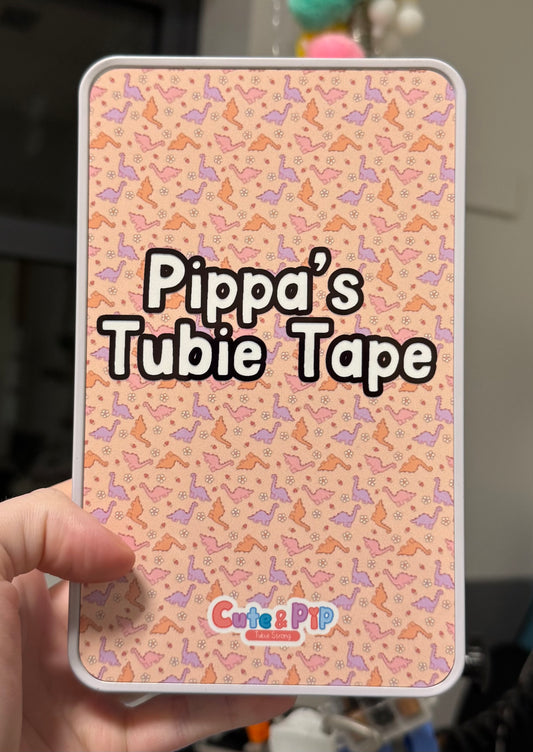 Design your own tubie tape storage box (Tubie tape not included)