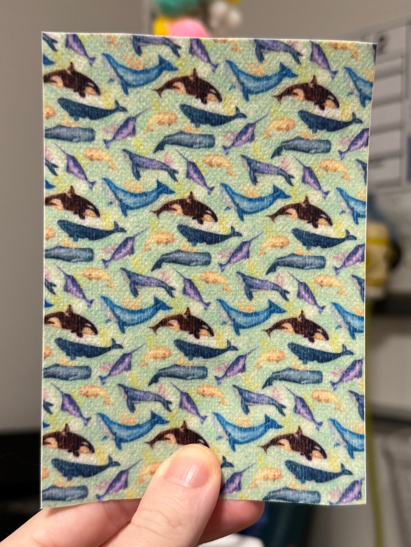whales and underwater Tubie tape