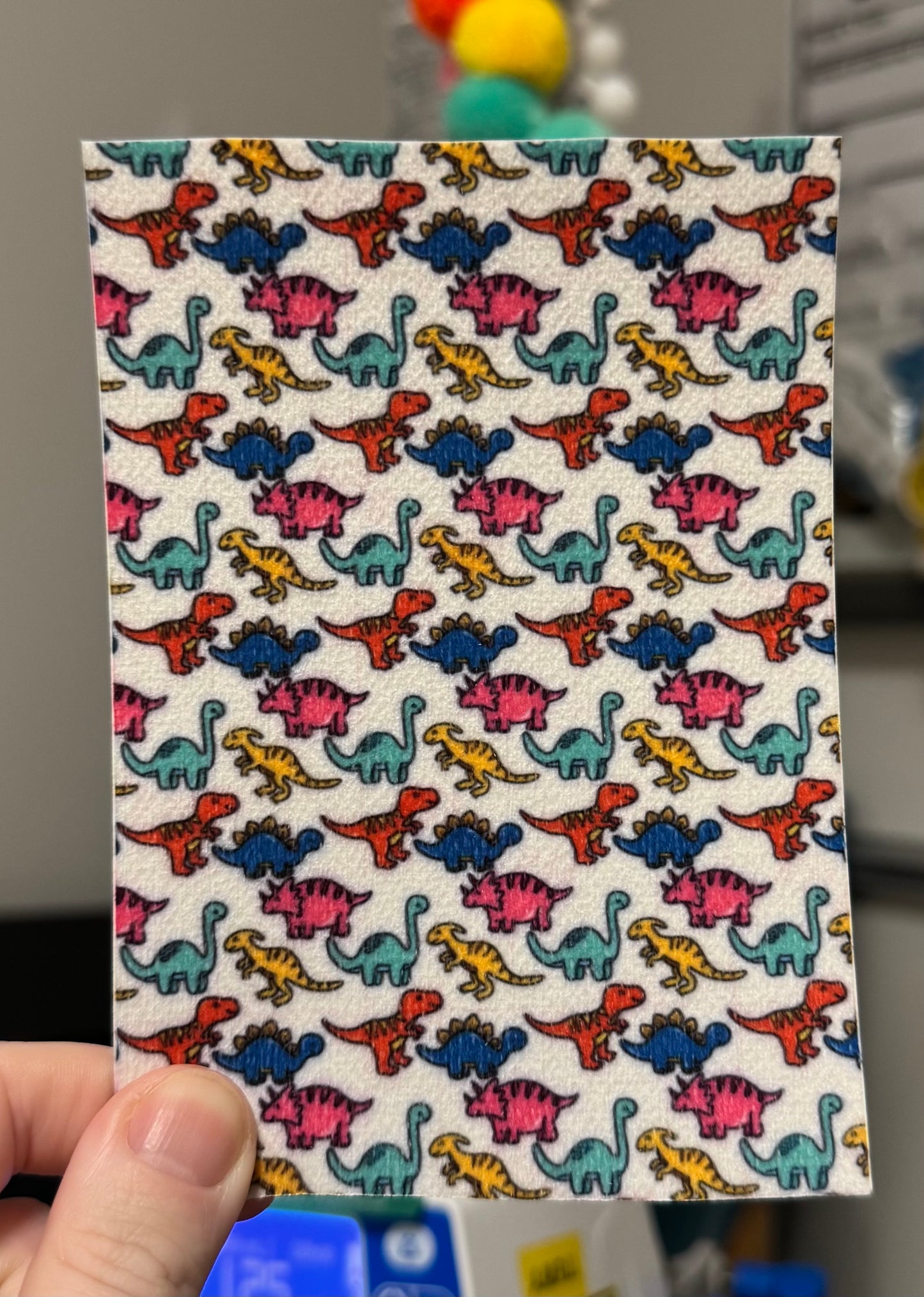 multicoloured dinos Tubie tape