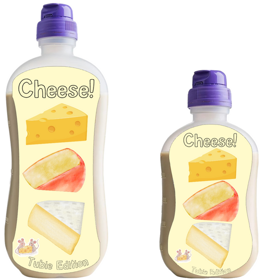 Nutricia cheese! tubie edition - Foodie al Tubie feed bottle stickers