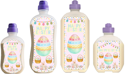 Easter Egg Bottle sticker Nutricia, and nestle 1l and 500ml sticker size tubie edition - Foodie al Tubie feed bottle stickers