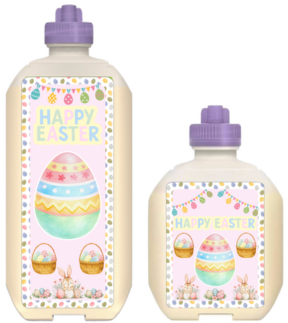 Easter Egg Bottle sticker Nutricia, and nestle 1l and 500ml sticker size tubie edition - Foodie al Tubie feed bottle stickers