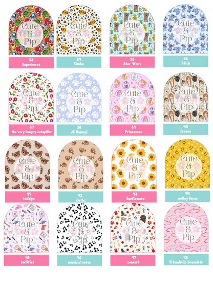 personalised emergency tubie pads case (Tubie pads not included)