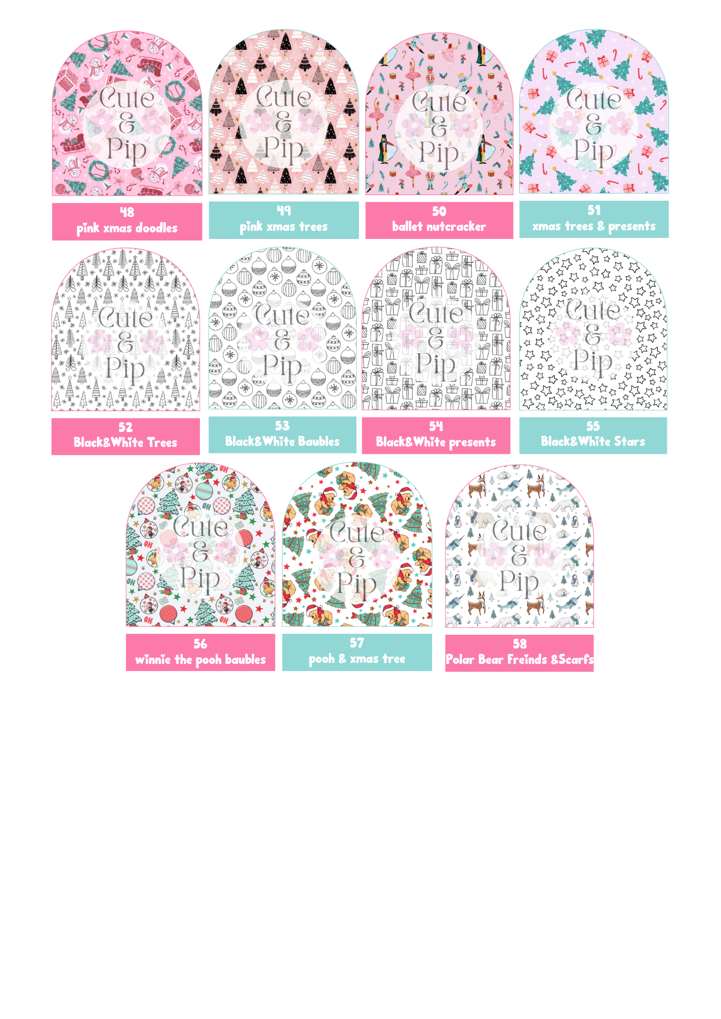 Create Your Own Christmas Abbott Pump Sticker