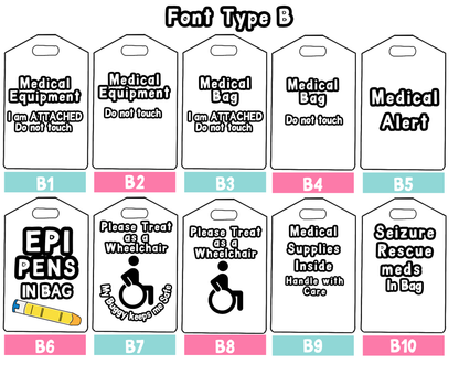 Create Your Own Medical Bag Tag