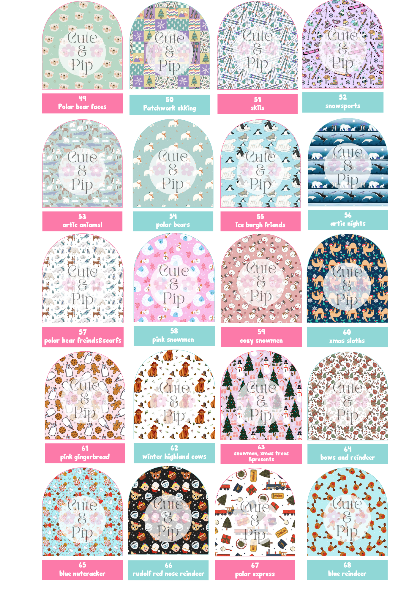 Create Your Own Christmas Medical Bag Tag